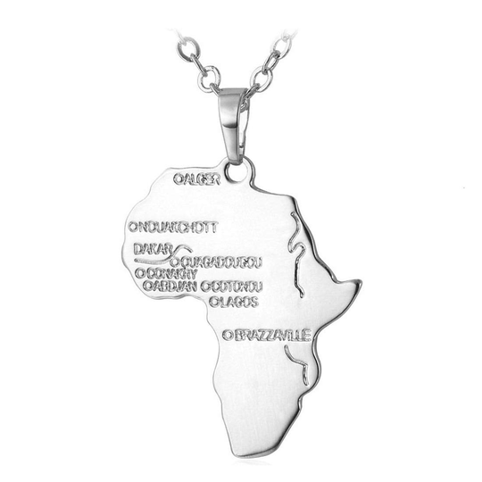 U7 Afrikahalsband - Silver