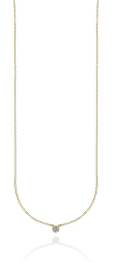Cubic halsband Guld 55-60 cm