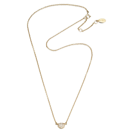 Love Bead - Diamonds Halsband Guld 38-42 cm
