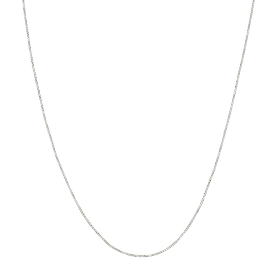 Letters halsband Silver 55-60 cm