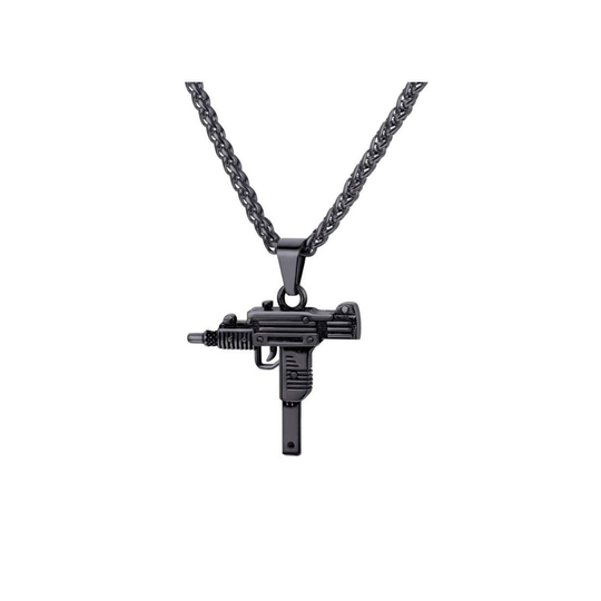 Halsband, automatvapen - Svart