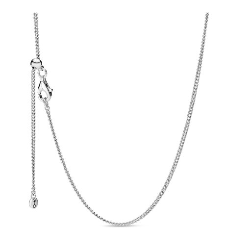 Halsband i äkta silver 60 cm