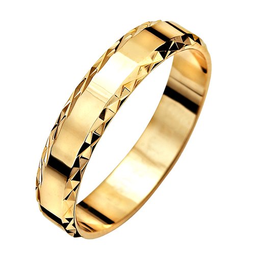 Förlovningsring i 9K guld 4mm, 69