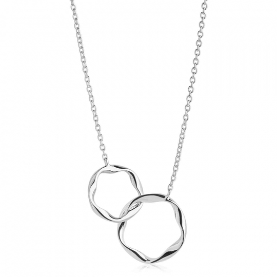 CETARA PIANURA DUE halsband (silver)