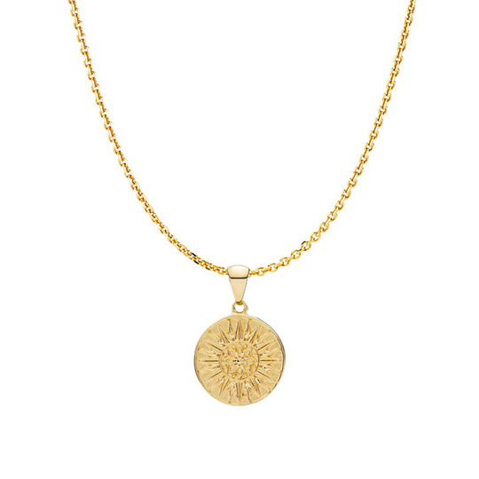 FRIDA halsband/hängsmycke Guld 45cm