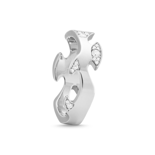 FUSION CENTRE Ring Diamant (Vitguld)