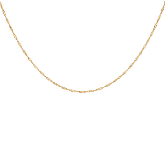 Letters singapore halsband Guld 55-60 cm