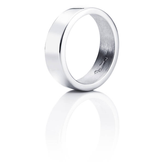Irregular Ring Vitguld