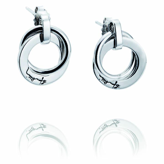 Twosome Örhänge Silver