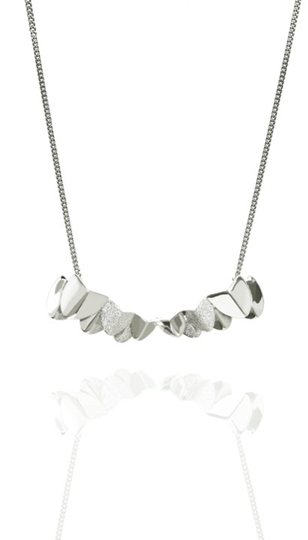 Roof big halsband Silver 40-45 cm