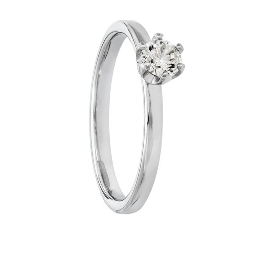 Diamantring i 18K guld, 68
