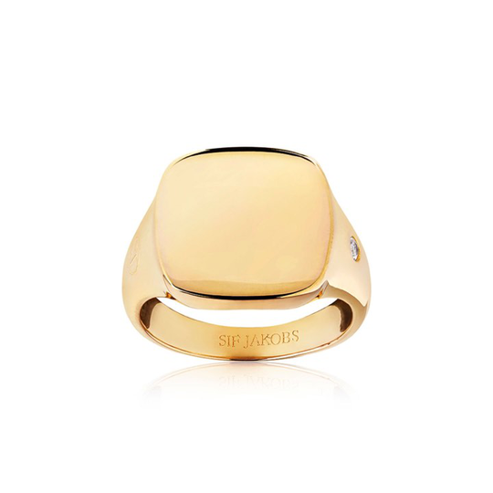FOLLINA PIANURA QUADRATO PICCOLO ring vita Zirkoner (silver)