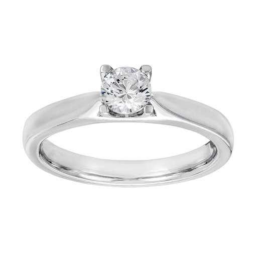 Diamantring i 18K guld, 16.5