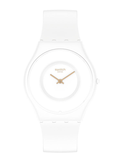 SWATCH Tick Different Blanca