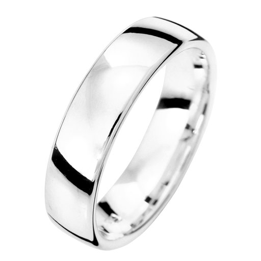 Förlovningsring i äkta silver 5mm, 61
