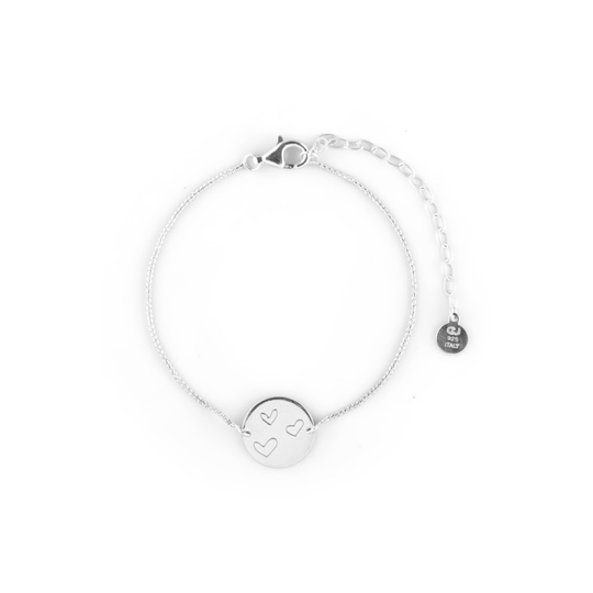 Ellas coin brace armband Silver