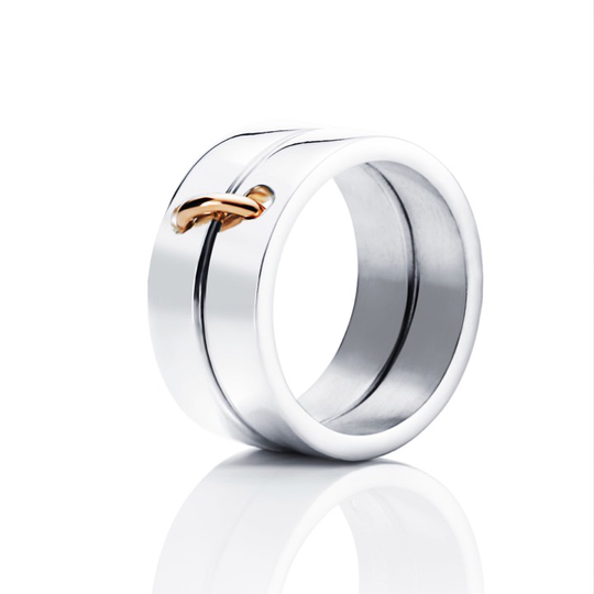 Divorced With Children Ring Silver