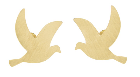 Peace örhänge Guld