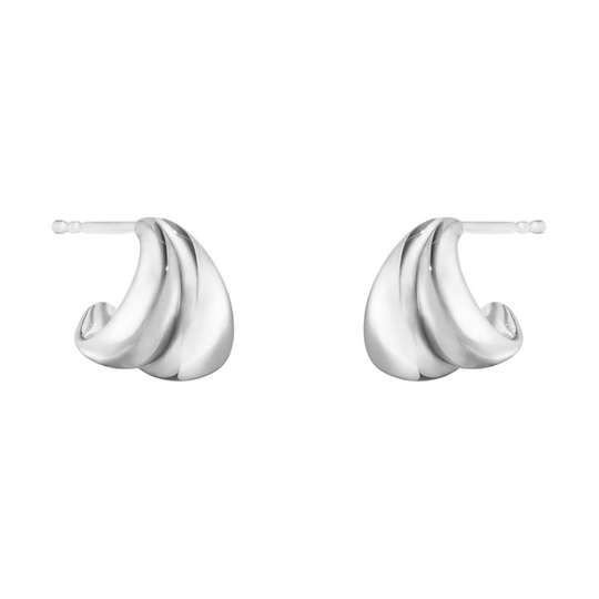 CURVE SMALL Örhänge Silver