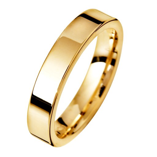Förlovningsring i 18K guld 4mm, 66