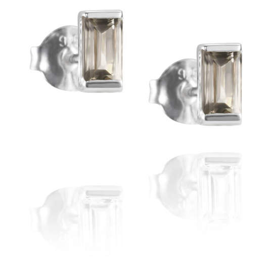 A Chocolate Dream Stud Örhänge Silver