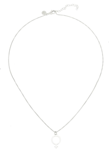 Letters venus neck silver 42-47 cm