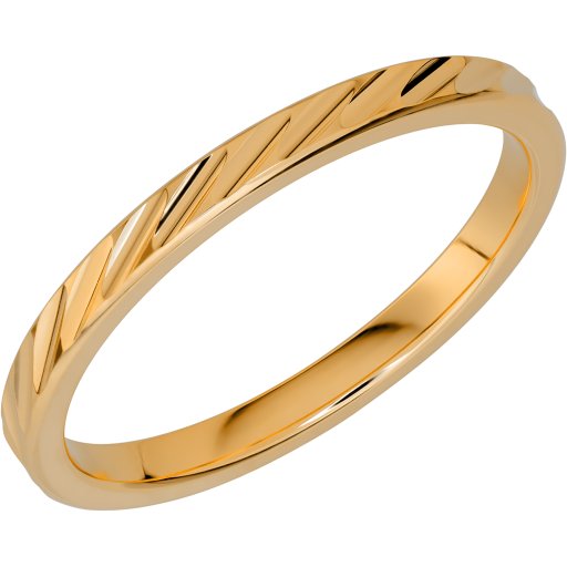 Förlovningsring i 18K guld 2mm, 62
