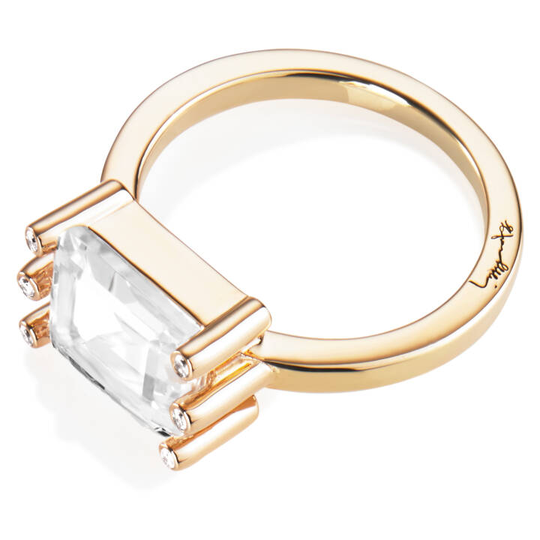 Beautiful Dreamer - Crystal Quartz Ring Guld