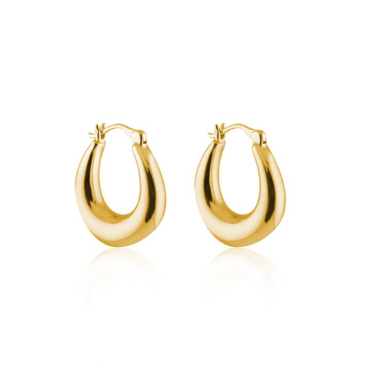 Bold Hoops örhänge Small (guld)