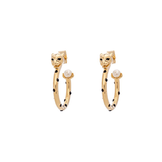 Petite Sheba hoops örhänge - guld