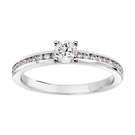 Diamantring 18K guld, 15.0