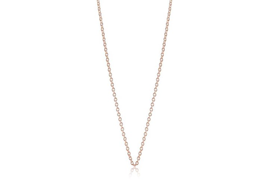 ANCHOR CHAIN halsband (silver) 45 cm