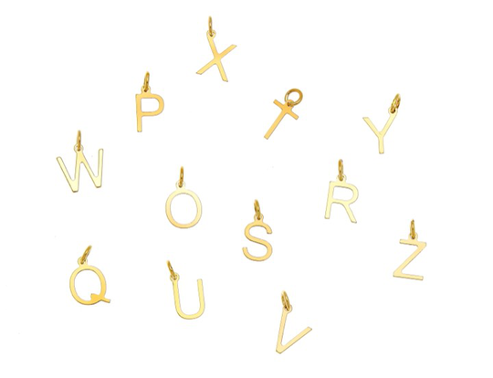 Letters T guld