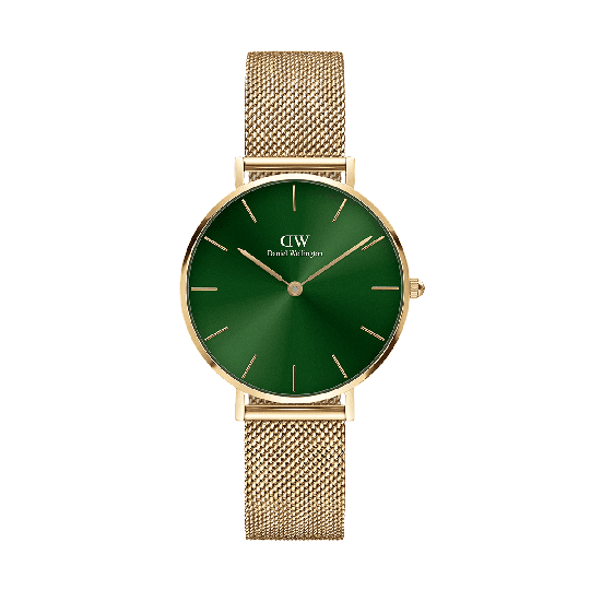 Daniel Wellington DW Klocka Petite Emerald 32mm Gold