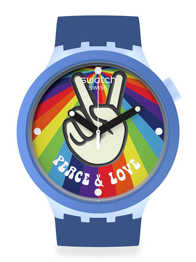 SWATCH Peace Hand Love