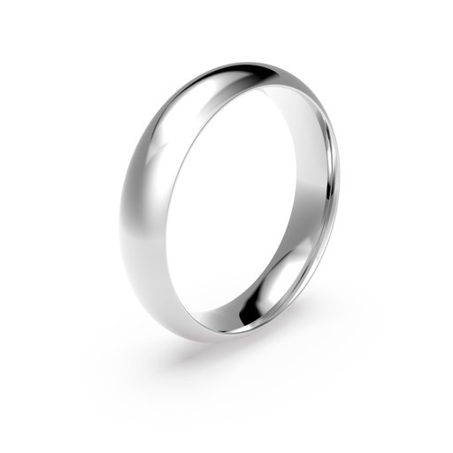 Förlovningsring i platina 5mm, 47