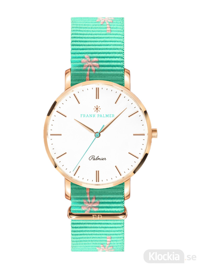 Frank Palmer Palmier Rosé Case Turquoise Nato