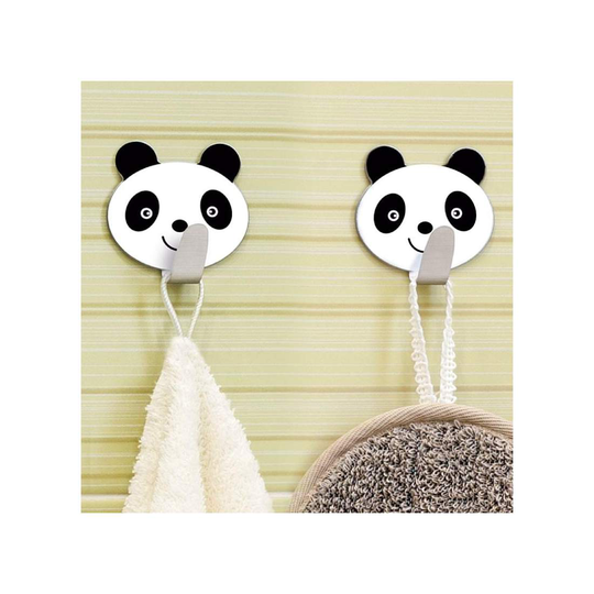 Tatkraft, Panda - Vidhäftande Krokar, 2-pack