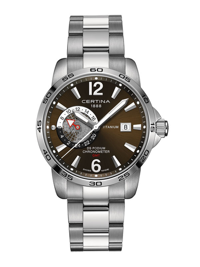 CERTINA DS Podium Titanium GMT COSC Chronometer