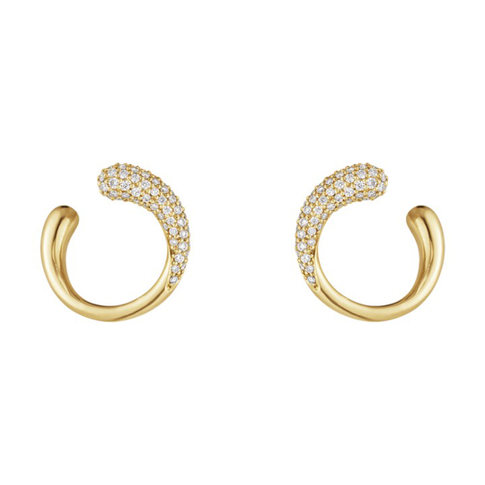 MERCY Örhänge Guld Diamant PAVE 0.38 CT