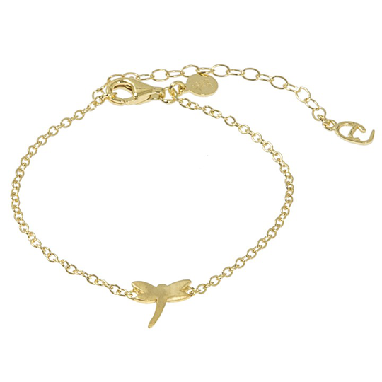 Dragonfly brace armband guld