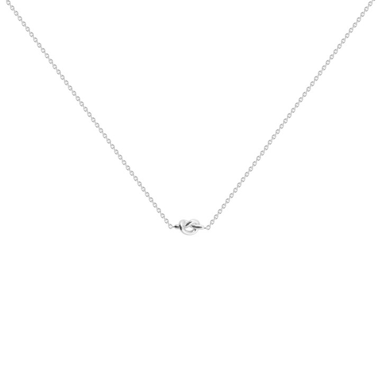 Knot Halsband (silver) 40-45 cm