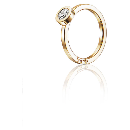 The Wedding Thin 0.40 ct diamant Ring Guld
