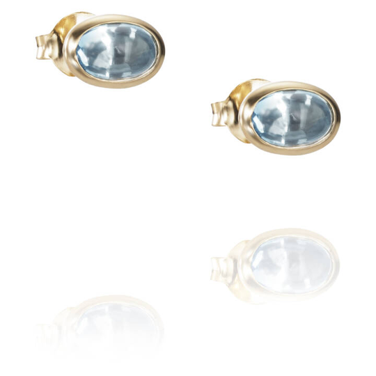 Love Bead - Topaz Örhänge Guld