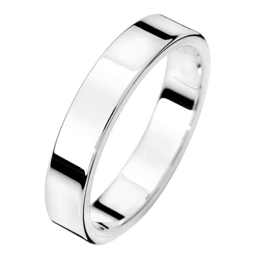 Förlovningsring i äkta silver 4mm, 44