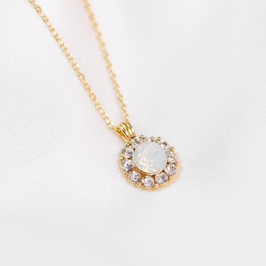 Sofia halsband - Ivory opal