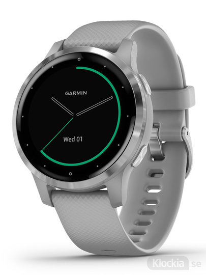 Garmin vívoactive 4s 40mm - Pudergrå med silverdetaljer