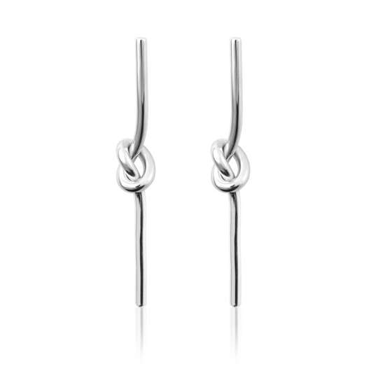 Knot Stick Örhänge (silver)