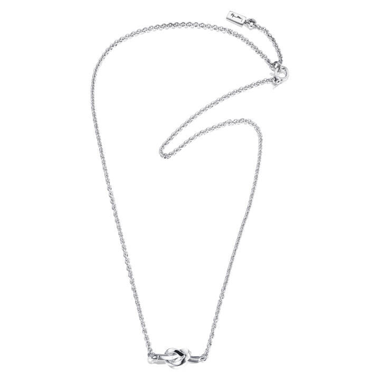 Love Knot Halsband Silver 42-45 cm
