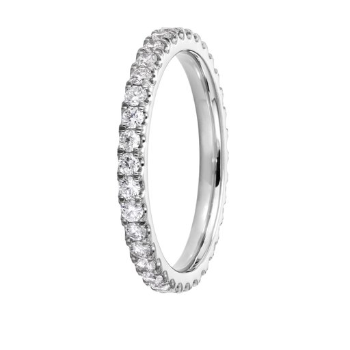Diamantring i platina, 18.0